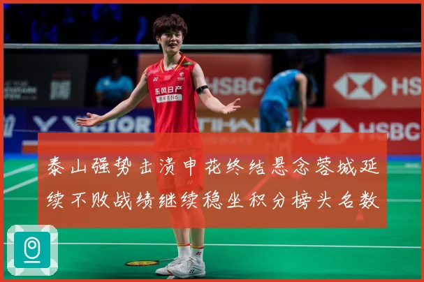 泰山强势击溃申花终结悬念蓉城延续不败战绩继续稳坐积分榜头名数据研判：最新赛事动态与深度分析
